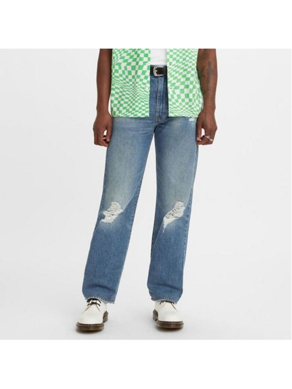 NWT Levi's 50s Straight Denim Jeans Medium Rinse Blue Size 36